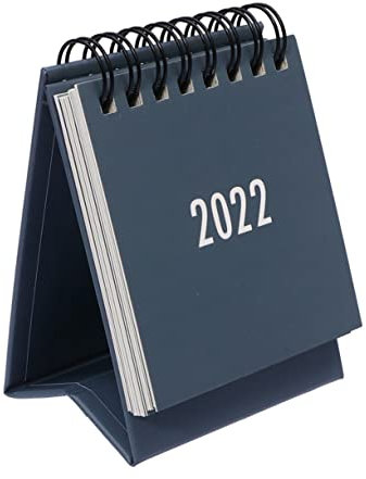 DIYEAH Kalender 2021 Notizblock Kleiner Schreibtischkalender Zeitmanagement Fürs Büro Grau