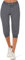 Smith & Solo Jogginghose Damen 3/4 - Sporthose Capri Kurze Hose Yogahose Damen, Freizeithose Laufhose Sommer Kurz Hosen,Trainingshose Fitness Sweathose (Anthrazit, XL)