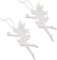 PEPLAYTAL 2pcs Cartoon Hanging Ornaments for Christmas Tree Decoration Adorable Xmas Pendant for Holiday Parties Easy to Hang Wall and Window Decor