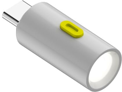 Fluxioxtna Linterna tipo C que se conecta instantáneamente en linternas de luz LED, diseño ligero para mochileros, senderismo, uso nocturno
