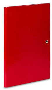 Edle Dokumentenmappe Croko / A4 / Farbe: rot