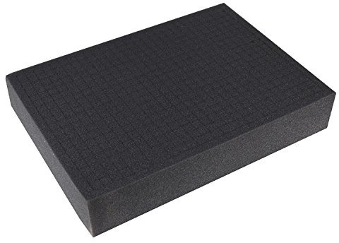 HMF 1451-80 Alfombrilla de espuma de rejilla, 440 x 315 mm, para mesa, para maleta, altura: 80 mm
