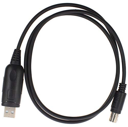 Washginglee USB-Programmierkabel für Yaesu Radio FT-7800, FT-8800, FT-8900, Schwarz
