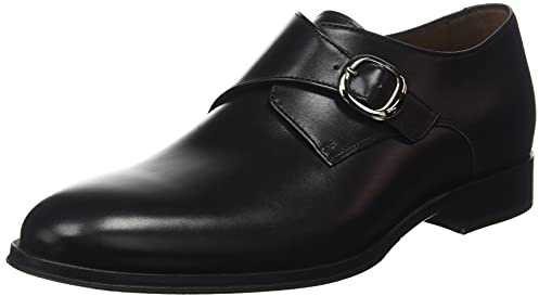 Lottusse Herren L7024 Monkstrap,Ebony Negro, 44 EU (10)