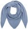 Ever Bloom Damen Schal, Strick Dreieck Schale, Weiches Dreieckstuch, Leichter Strickschal, Halstuch für Frauen und Mädchen Lang, Einfarbig 195 * 80 cm, Schal Farben:Blau