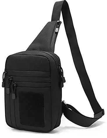 SenzaMa Marsupio Borsello Uomo Tracolla Tattico Militare Fondina Porta Pistola Occultamento Portapistola Compatibile Con Beretta Estrazione Rapida