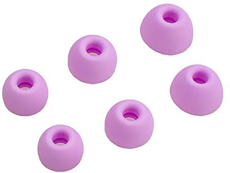 Adhiper Auricolari di Ricambio per Beats Fit Pro, Studio Buds e Studio Buds+ – 3 Paia, Taglie S/M/L, Punte in Silicone Morbido, Riduzione del Rumore e Vestibilità Comoda e Sicura (Viola Ametista)