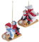 The Bridge Collection Pinguin & Freund auf Schlitten Ornamente – Set von 2 – Lustige Winter-Tier-Ornamente für Urlaubsdekoration – Schneemann, Eisbär und Pinguin Weihnachtsbaumschmuck
