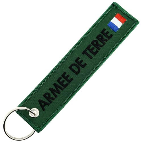CLJ - Porte-clés - Armée de Terre - Vert armée - Militaire - Fantaisie