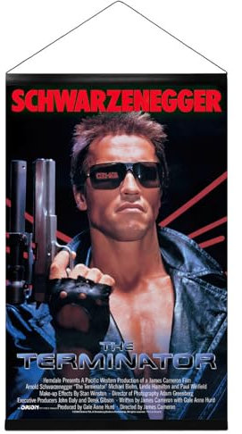 Close Up The Terminator - Poster (Hauptmotiv - Arnold Schwarzenegger) (Größe: 61cm x 91,5cm) (Poster & Posterleisten)