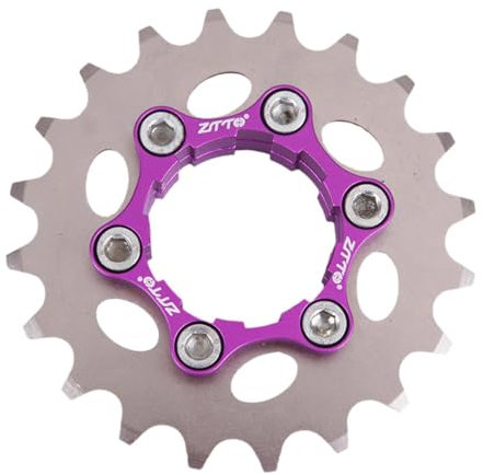 Aymzbd Singlespeed Kassettenzahnrad, Fahrrad Singlespeed Umrüstsatz, Fahrrad 1 Gang Kettenrad für Fixed Gear, Fahrradzubehör, 20T