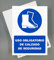 Cartel Uso Obligatorio de Calzado de Seguridad 18x25 cm Pack 2ud Señal de Seguridad Industrial y EPIS (Calzado)