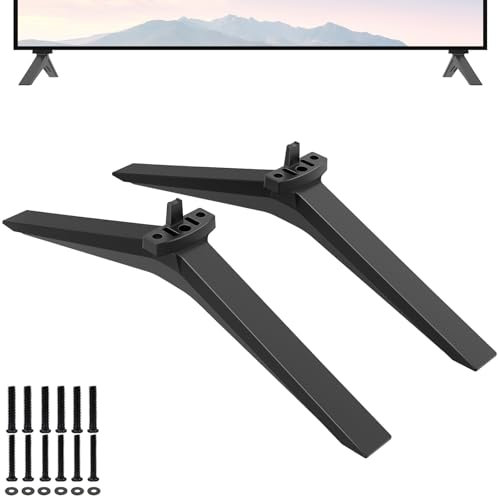 LG TV Stand Legs - Replacement Pedestal Feet with Screws for LG 70UP8070PUA, 70UQ8000AUK, 75UQ7070ZUD, 75UQ8000AUK, 82UP8770PUA, 86UQ7590PUD Table Top TV Base