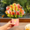 papercrush® Pop Up Bouquet di fiori selvatici - 3D Cartolina di fiori di carta per compleanno di donne (mamma, nonna, madrina), Biglietto auguri per pensione di donna, Biglietto ringraziamento maestra