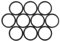 O-Ringe 1mm Schnurstärke NBR 70 1-20mm Innendurchmesser Dichtungsringe (5, 10x1)