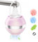 MoKo Filtre de Douche pour Bébés et Adultes, Filtre de Baignoire, Adoucisseur d'eau Élimine les Impuretés pour Santé de Peau et des Cheveux, Filtre de Bain avec Boule de Douche et Brosse à Shamp, Rose