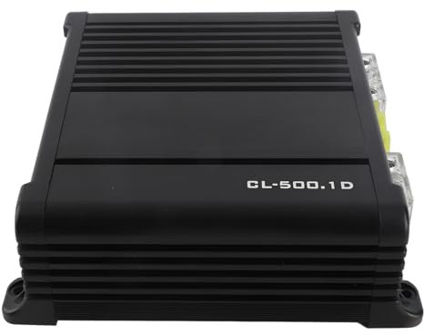 Hocheffizienz 1 Kanalauto O Monoblock -Verstärker mit 500W 2 und 300W 4 Breites 10 Hz 300 Hz Frequenzbereich Zum Verbesserung des Systems