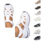 HOOUDO Sandali Chiusi Davanti Donna,Sandali Da Trekking Donna,Scarpe Comode Eleganti,Lavabili Sandalo Con Zeppa Sandalo Elegante Scarpe Trekking Per Camminare