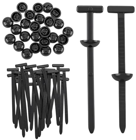 Clip universali per rivestimento della porta dell'auto, fascette in nylon e rivetti in plastica per un fissaggio sicuro, rivetti autobloccanti in plastica per rivestimento delle porte dell'auto (50)