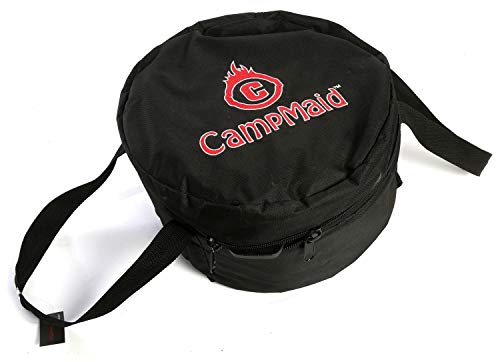 CampMaid Mega Dutch Oven Bag – Extra Taschen für Werkzeuge und Zubehör – Tragetasche für 30,5 cm oder kleinere Gusseisen.
