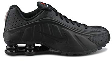 Nike Herren Shox R4 Sneaker, Mehrfarbig (Black/Max Orange 000), 40 EU