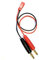 VUNIVERSUM Premium Lipo Akku Ladekabel 4mm Bananenstecker auf JST 2Pin BEC Stecker Male 30cm 20AWG für Lipo Akku Modellbau