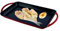 Jata GR53 - Plancha de Asar, Grill Hierro Fundido, Superficie Lisa, Apta para Todo Tipo Cocinas Incluida Inducción, Apta para Horno, 33 x 21,5, Roja