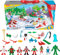 Fisher-Price Imaginext DC Super Friends Adventskalender Weihnachtsspielzeug mit 24 Figuren & Zubehör für Vorschulkinder ab 3 Jahren