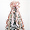 MEEDEE Rose Gold Christmas Tree Topper Rose Gold Glitter Christmas Bows 12 Wide Snowflake Ribbon Bow Rose Gold Christmas Bows Rose Gold Christmas Topper Rose Gold Bows for Christmas Tree (1 Pack)