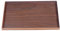 plplaaoo Bandeja de Comida de Madera de Nogal,Bandeja de Servicio, Platos y bandejas rectangulares para Servir t¨¦, Bandeja de Desayuno de Madera para Comer, almacenar, Aperitivos, CAF¨¦, t¨¦(Small)