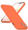 abitku Silikon Hülle Kompatibel mit iPhone 14 Hülle 6,1 Zoll 2022, iPhone 14 Case Silikon Handyhülle Kameraschutz, Kratzfestes Weiches Mikrofaserfutter, (Orange)