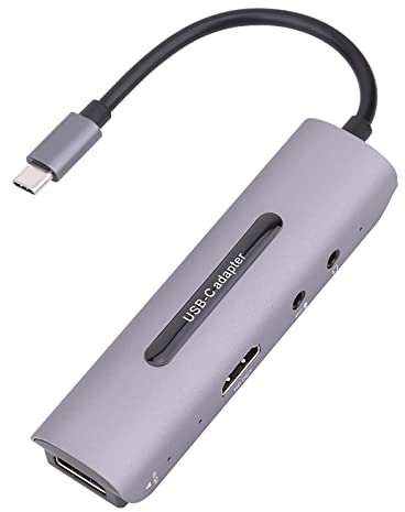 HJZ TTYHMM Z39A HDMI/F + Microfono HDMI/F + Audio + Scheda di acquisizione USB 4K, Supporto Windows Android Linux e MacOS ECC.