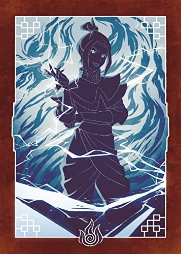 Displate Offiziell Avatar The Last Airbender MetallPoster Magnetische Befestigung Inklusive Lizenziert Bilder Hochwertiges Poster Elements - Azula Fire Nation 45 cm x 32 cm