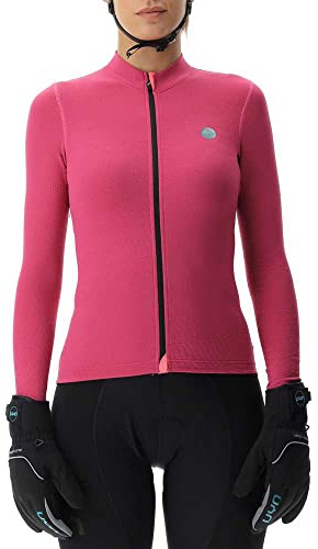 UYN O102428 Biking Lightspeed OW Long_SL T-Shirt Women's Fuchsia/Schwarz XS