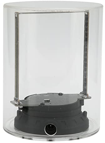 Ventilatore con Ologramma 3D, Display Pubblicitario per Proiettore Ologramma 3D a Due Foglie da 10 Cm WiFi con Scheda di Memoria da 32 GB, Ventilatore con Ologramma con Display (Spina UE)