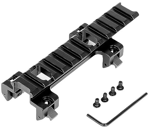Paike Low Profile Rail 20 mm Weaver/Picatinny Rail Forward Extension Mount Base Adapter für MP5 G3