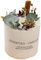 Bougie Parfumée Avec Couvercle En Verre, Fleur Sèche, Ensemble De Cadeaux Pour Femmes, Anniversaire, Saint-valentin(Yuanyou - Verveine citronnée) Couvercle En Verre Et Tapis En Bois Non Inclus