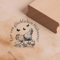 Motivstempel Eier von glücklichen Hühnern - Huhn mit Küken Stempel Ei Landhaus Holzstempel 38 x 38 mm