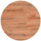 vidaXL Tischplatte, Holzplatte Holztischplatte Rund, Ersatzplatte Platte für Beistelltisch Bartisch, Massivholztischplatte Esstischplatte, Ø30x4 cm Massivholz Buche