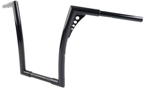 GZYF Motorrad Eisen Front Ape Hanger Lenker Teil (16 Rise 1-1/4) Ersatz Für Dyna, Für, Für 1000 1200 883, Tour Glide, Touring Road, Schwarz