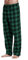 2024 – Mode Herren Casual Plaid Sport Plaid Pyjama Hose Jogger Athletic Herren mit Taschen, grün, M
