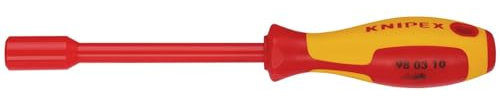KNIPEX 98 03 10 VDE Insulated Nut Driver, 10.0 x 125mm
