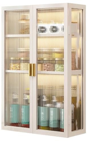 LBLFEBD An der Wand montierter Badezimmerschrank Metall Medizinschrank mit Glastür/Kunststofftür, Aufbewahrungsschrank über der Toilette, Hängeschrank