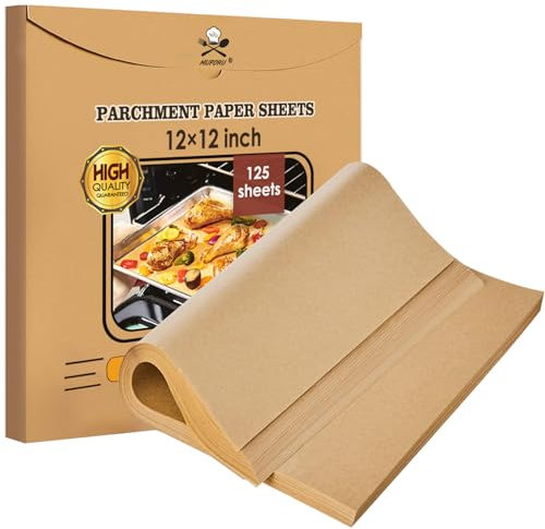Ninja Flip Air Fryer Accessories, 12x12Inch Parchment Paper Sheets for Ninja Flip Toaster Oven&Air Fryer SP151 Ninja Foodi SP101 SP201 SP301 SP351, 125 Pcs Toaster Oven Accessories