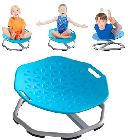Sensory Swivel Chair for Children, 360° Swivel Stool with Balance Training, Promotes Coordination & Balance, Sensory Toy for Boys and Girls, Ideal for Autism
