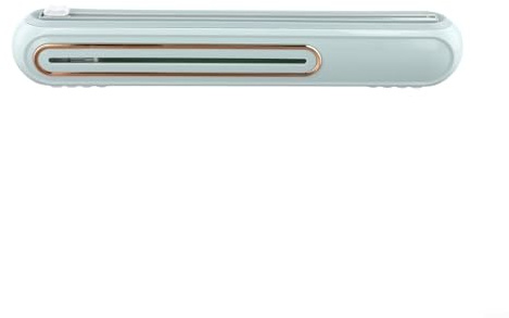 Elchuiaby Kitchen Magnetic Cling Film Dispenser With Safety, Compatible With Tin Foil And Baking Paper(green)