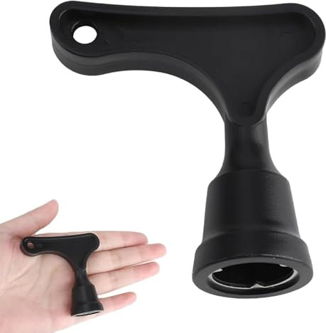 DtgEcd 1Pcs Rugby Studs Key, Football Studs Spanner, Metal Studs Football Boots, Steel Replacement Tool for Football and Rugby Shoes, Durable Football Stud Spanner for Precise Adjustment