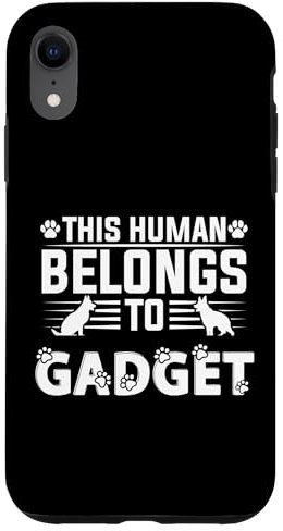 Le cadeau de gadget de nom de chien appartient au gadget pour chien de compagnie Coque pour iPhone XR