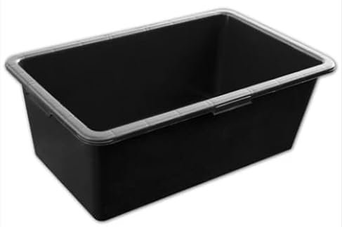 4pcs X 90L Rectangular Mixing Tub, PVC Mixing Tub – Multi-Purpose Container for Cement, Mortar, Plaster, Storage, Gardening, and DIY – Durable & Easy to Clean with Ergonomic Grip Edges