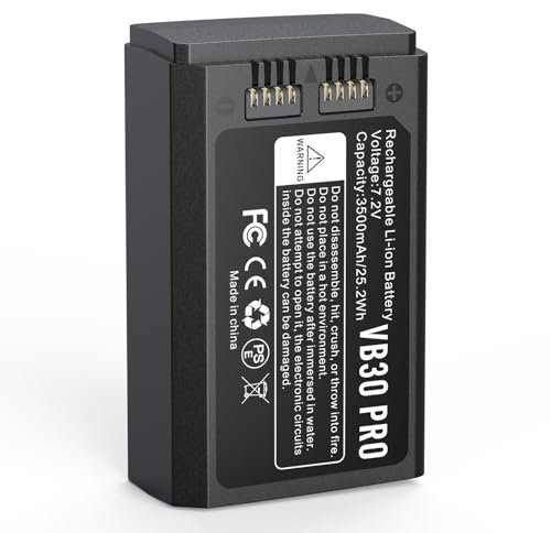 2Pack VB30 PRO Battery for Go‘dox VB26/A/B V1 PRO AD100 PRO V850III V860III